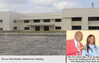 VARSITY RECEIVES NEW OBA OTUDEKO ADMINISTRATIVE BUILDING ...Pro-Chancellor, VC praise donor