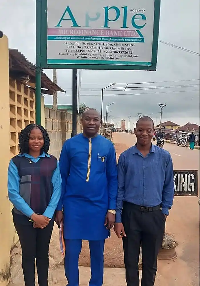 Dr. Akindele from Accounting Department, a picture of IT student at LASUSTECH